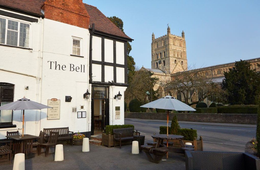 Bell Hotel By Greene King Inns Tewkesbury Exterior photo